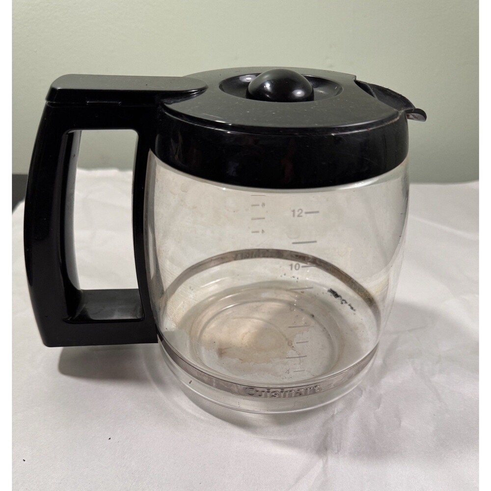 Cuisinart Coffee 12 Cup Glass Carafe SS-15 with Lid OEM Replacement